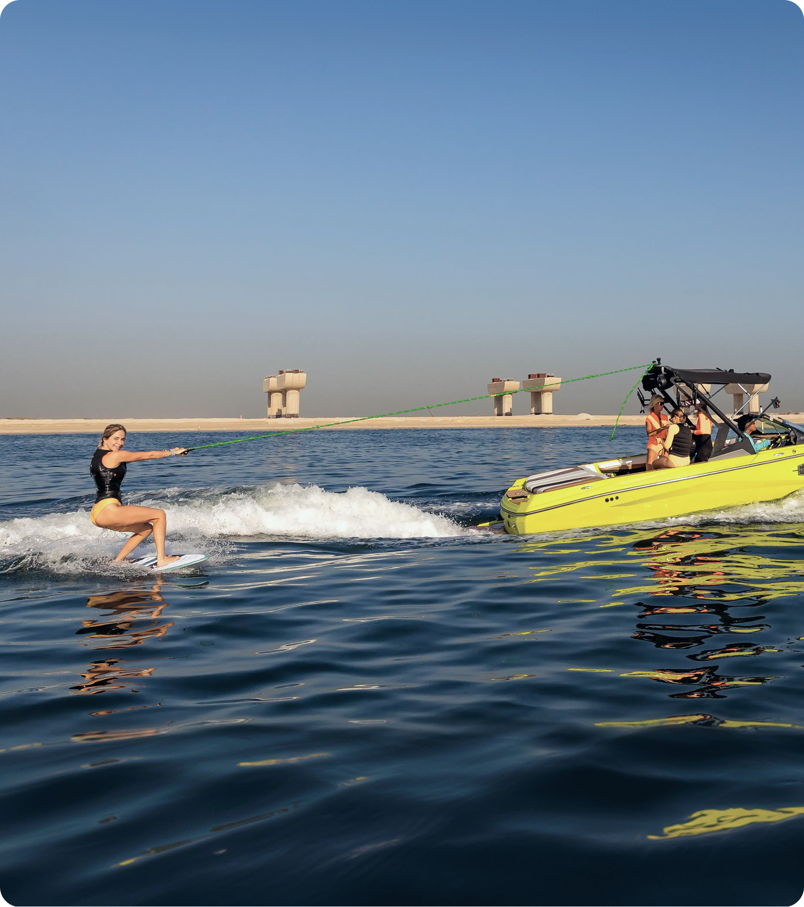 First wakesurf session